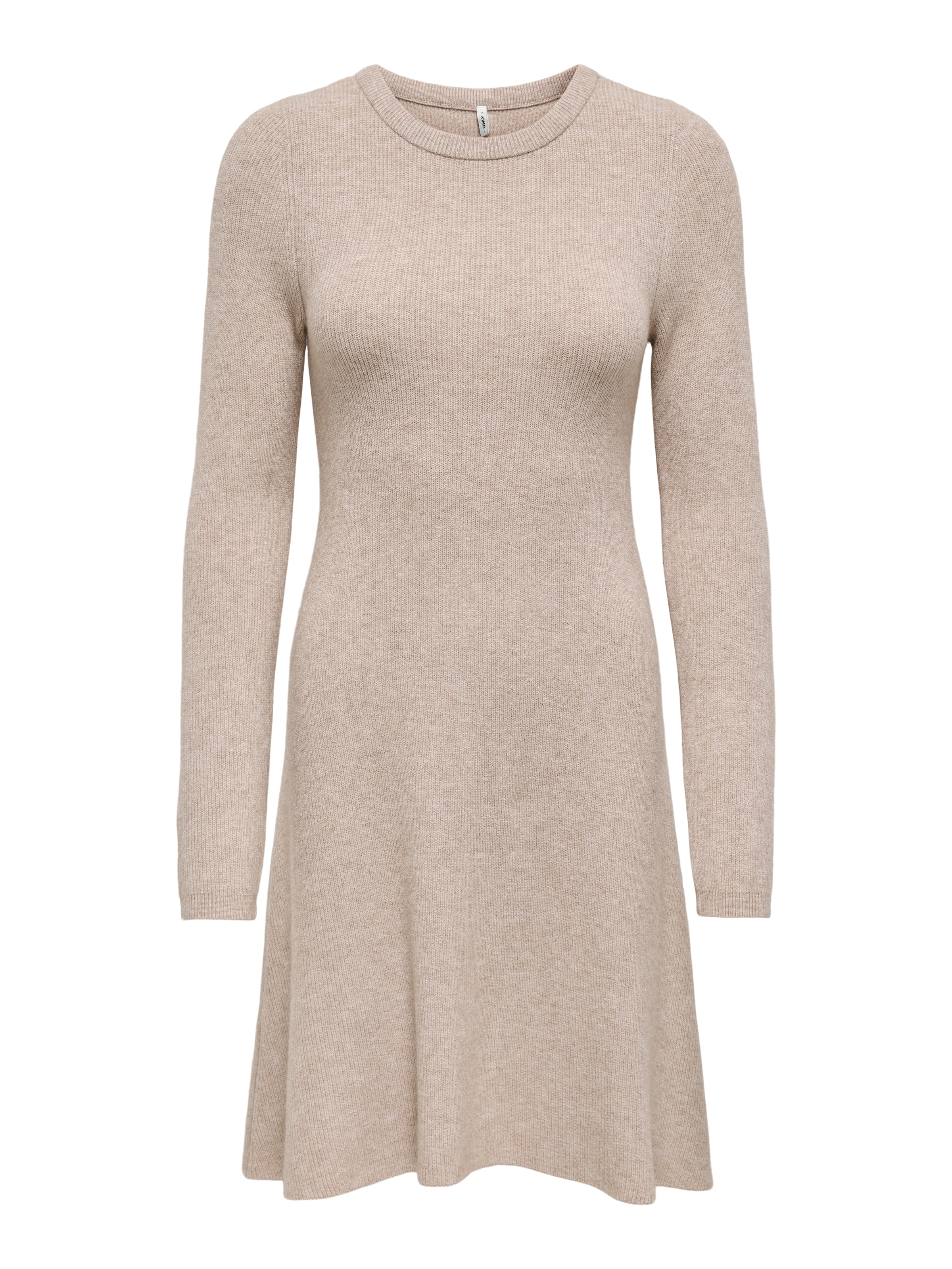 ONLY Трикотажное платье в Коричневый: спереди