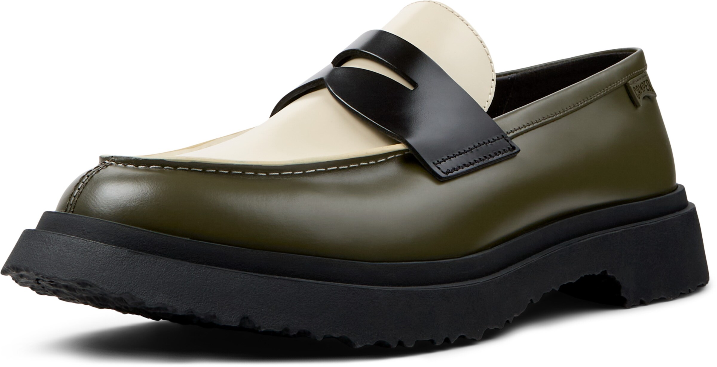 Mocassin 'Walden Twins' CAMPER en vert : devant