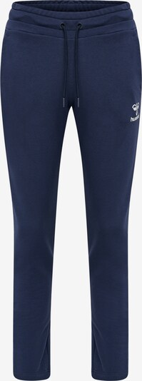 Pantaloni sportivi Hummel di colore navy / bianco, Visualizzazione prodotti