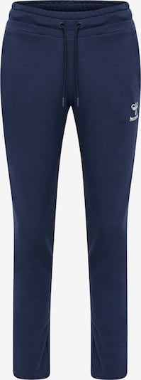 Hummel Pantalon de sport en bleu marine / blanc, Vue avec produit