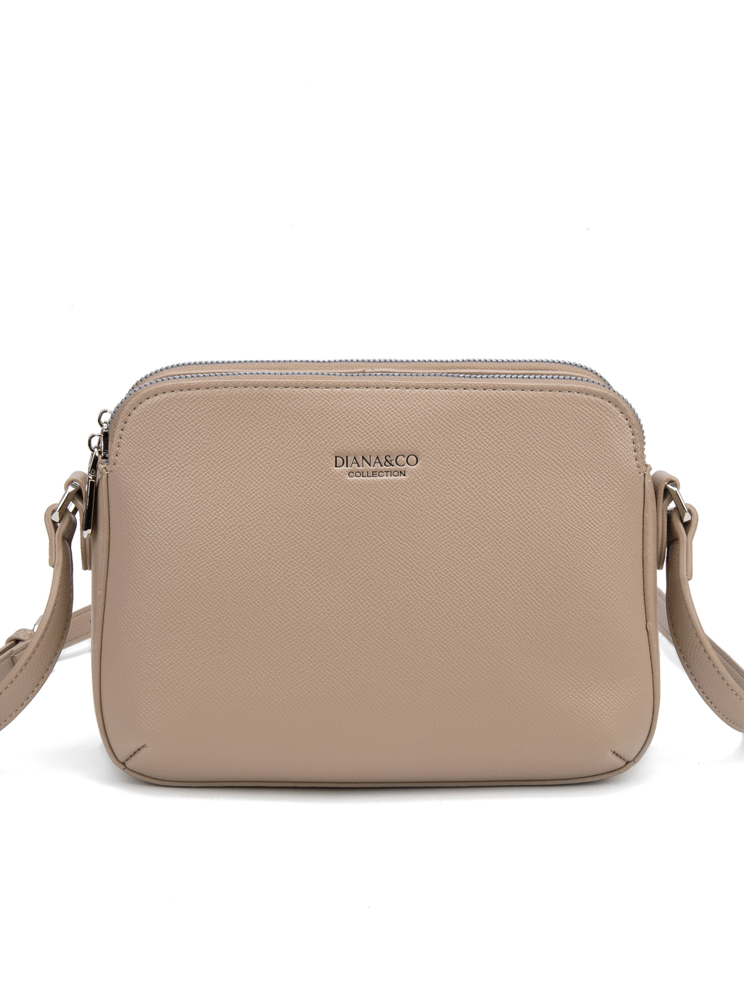 Borsa a tracolla di Diana&Co. in marrone: frontale