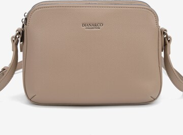 Borsa a tracolla di Diana&Co. in marrone: frontale
