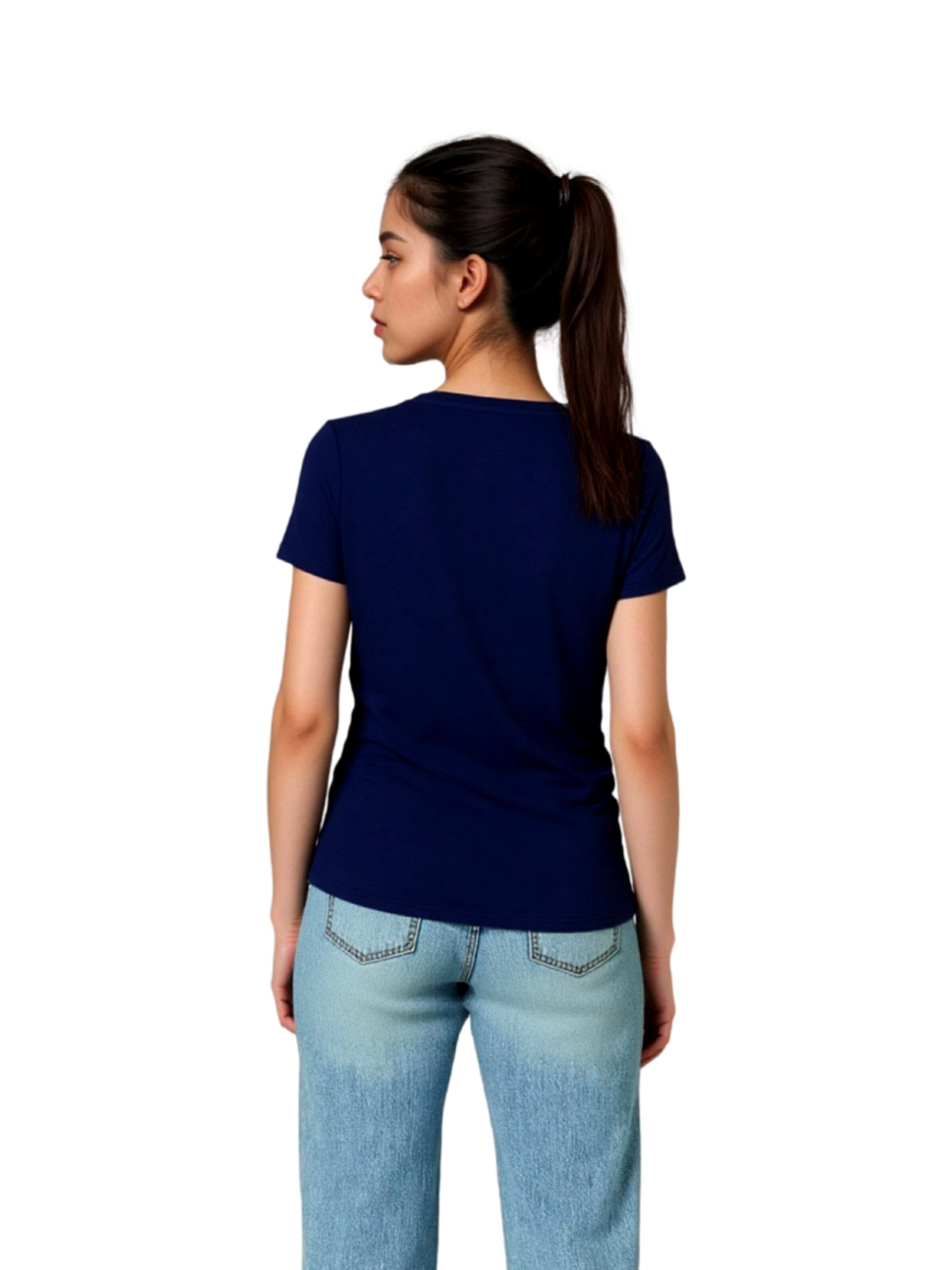 U.S. POLO ASSN. Shirt 'Rundhals' in Blauw