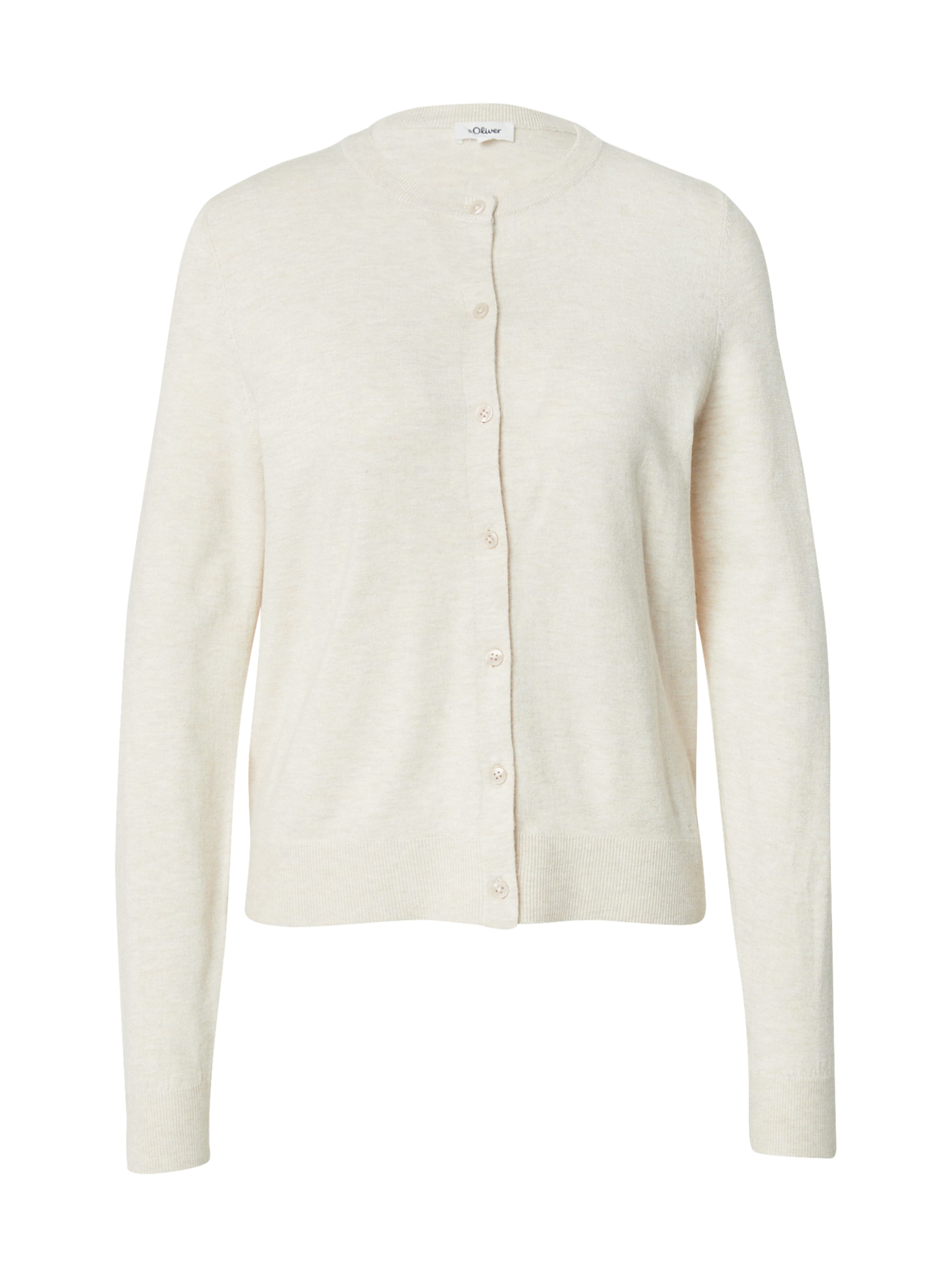 Cardigan s.Oliver en beige : devant