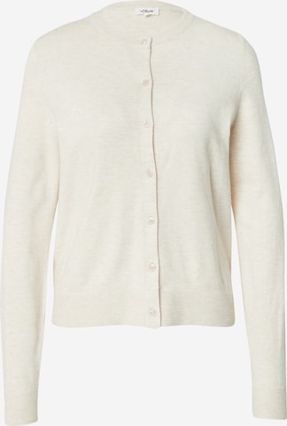 Cardigan s.Oliver en beige : devant