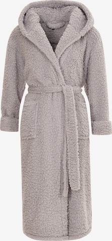 Loungeable Bademantel in Grau: Vorderseite