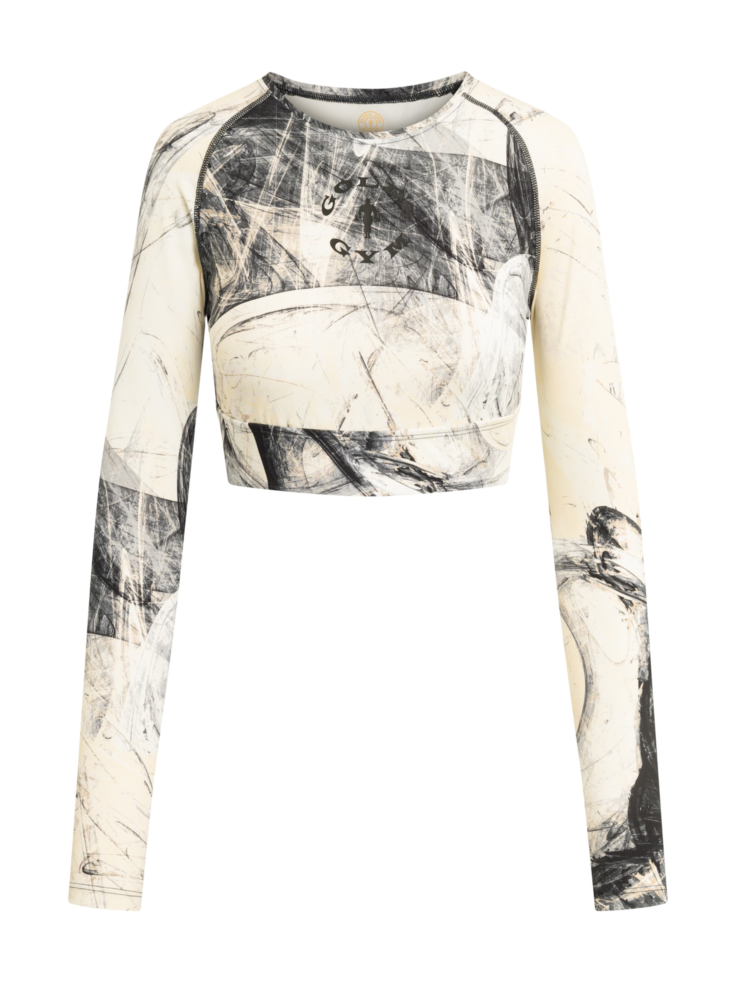 GOLD´S GYM APPAREL Funktionsbluse 'Helen' i beige: forside