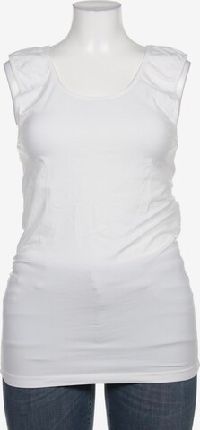 Trigema Top & Shirt in XL in White: front