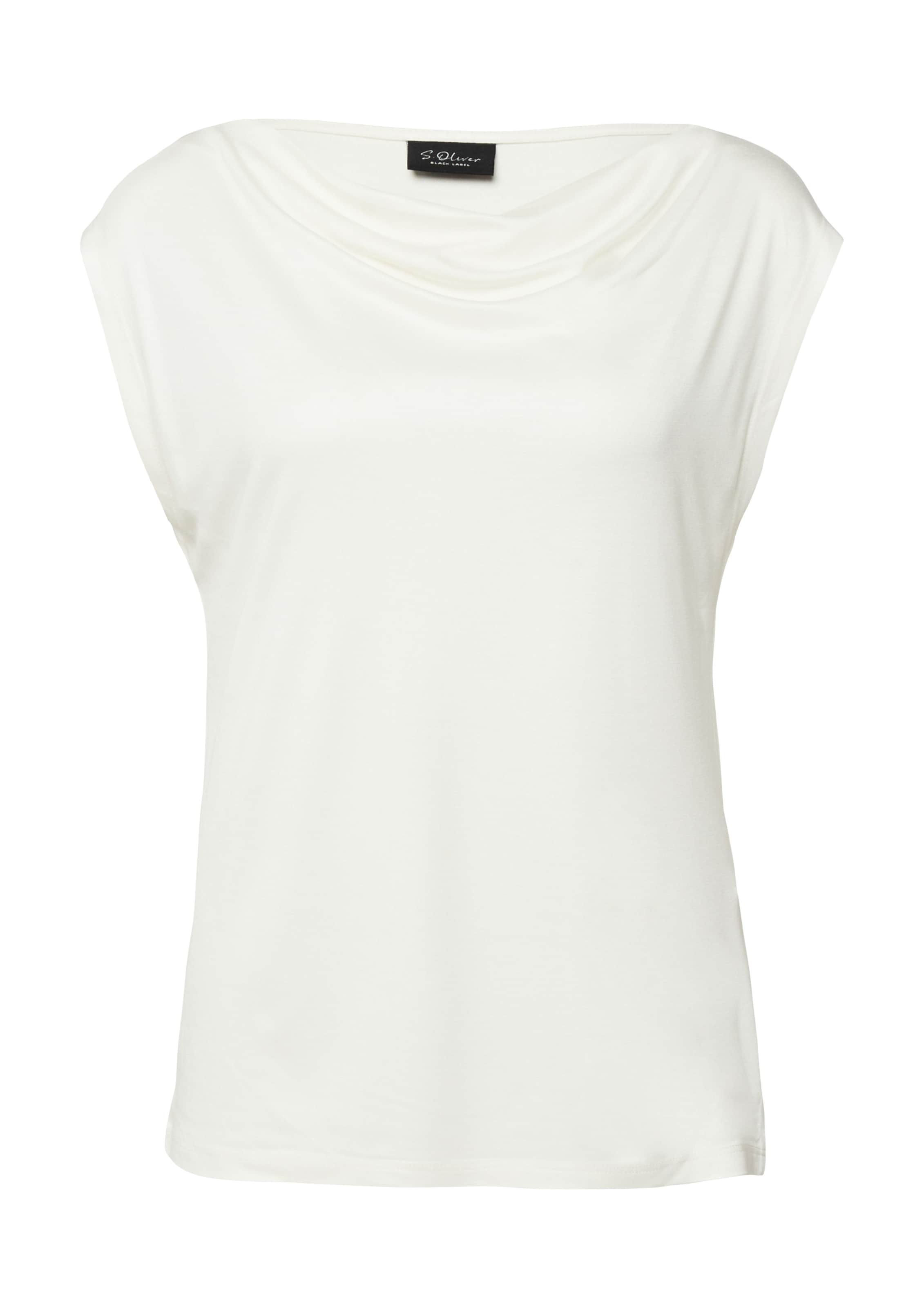 T-shirt s.Oliver en blanc : devant