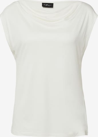 T-shirt s.Oliver en blanc : devant