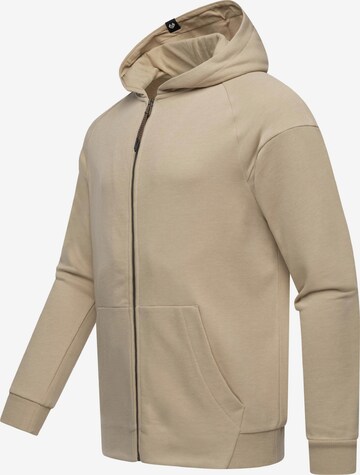 Ragwear Zip-Up Hoodie 'Zenway' in Beige