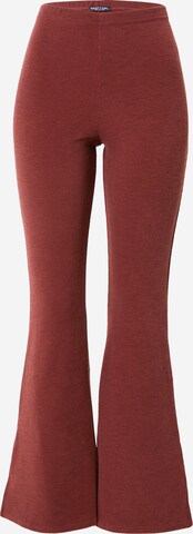 Nasty Gal Spodnie w kolorze brązowy: przód
