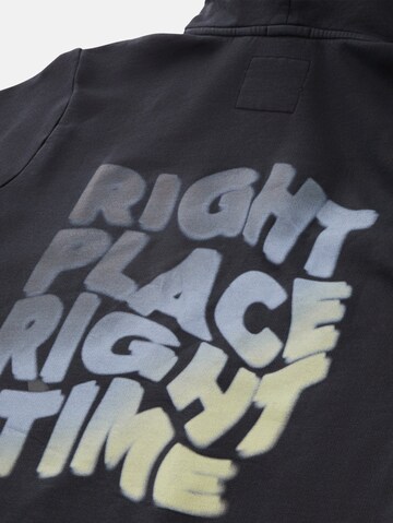 TOM TAILOR Sweatshirt in Black