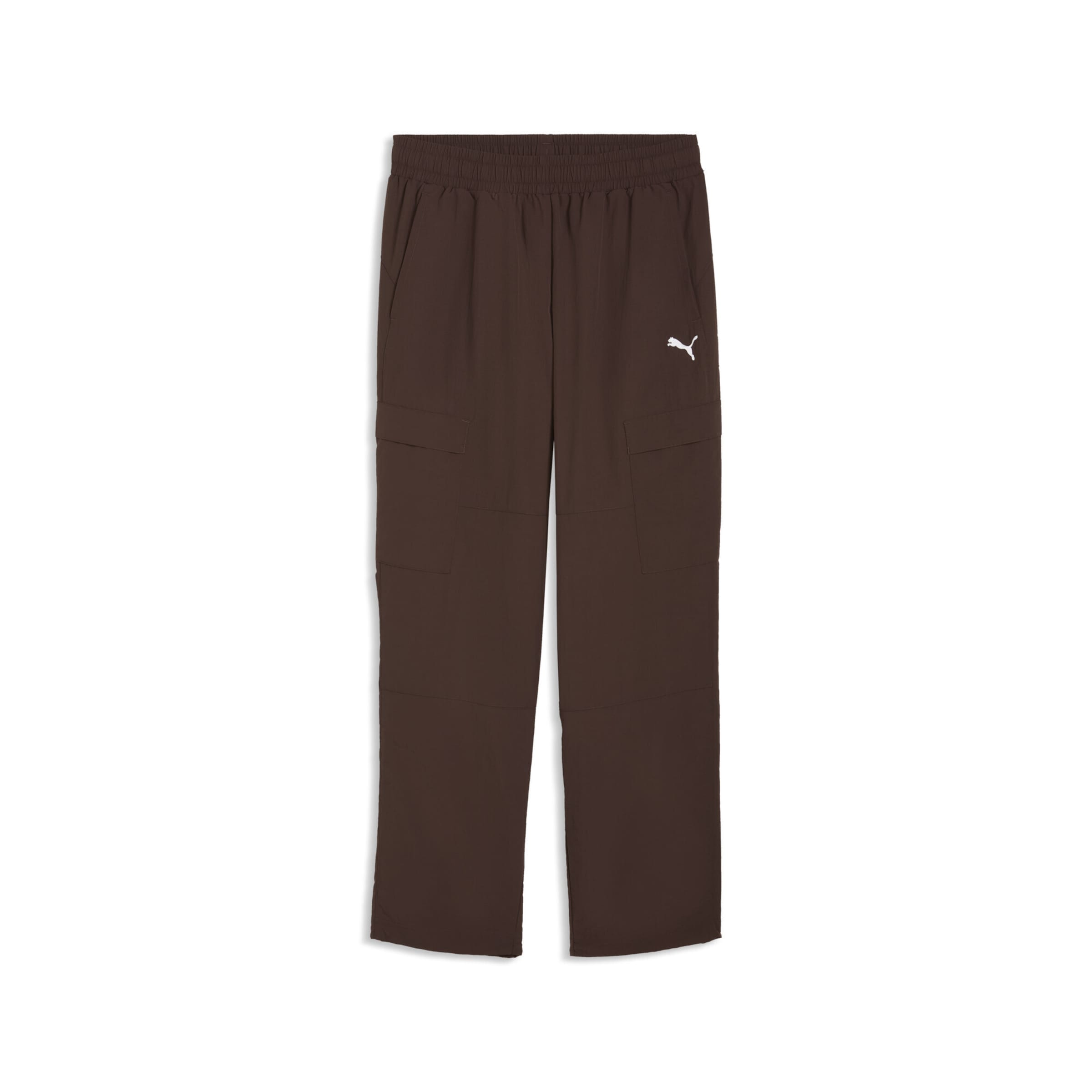 PUMA Workout Pants in Brown: front