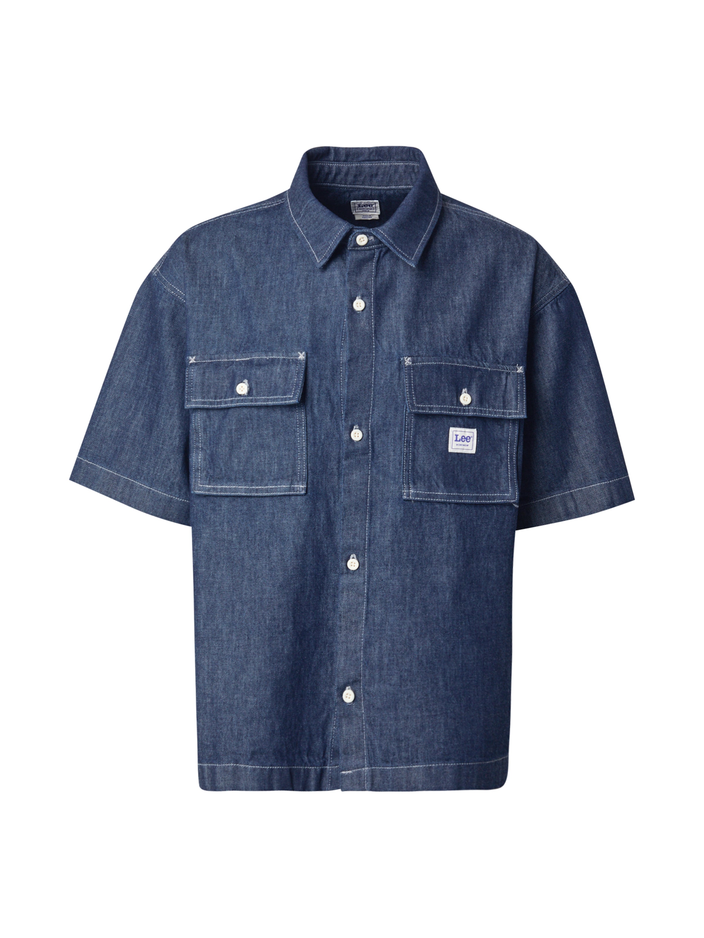 Lee Comfort fit Srajca | modra barva: sprednja stran