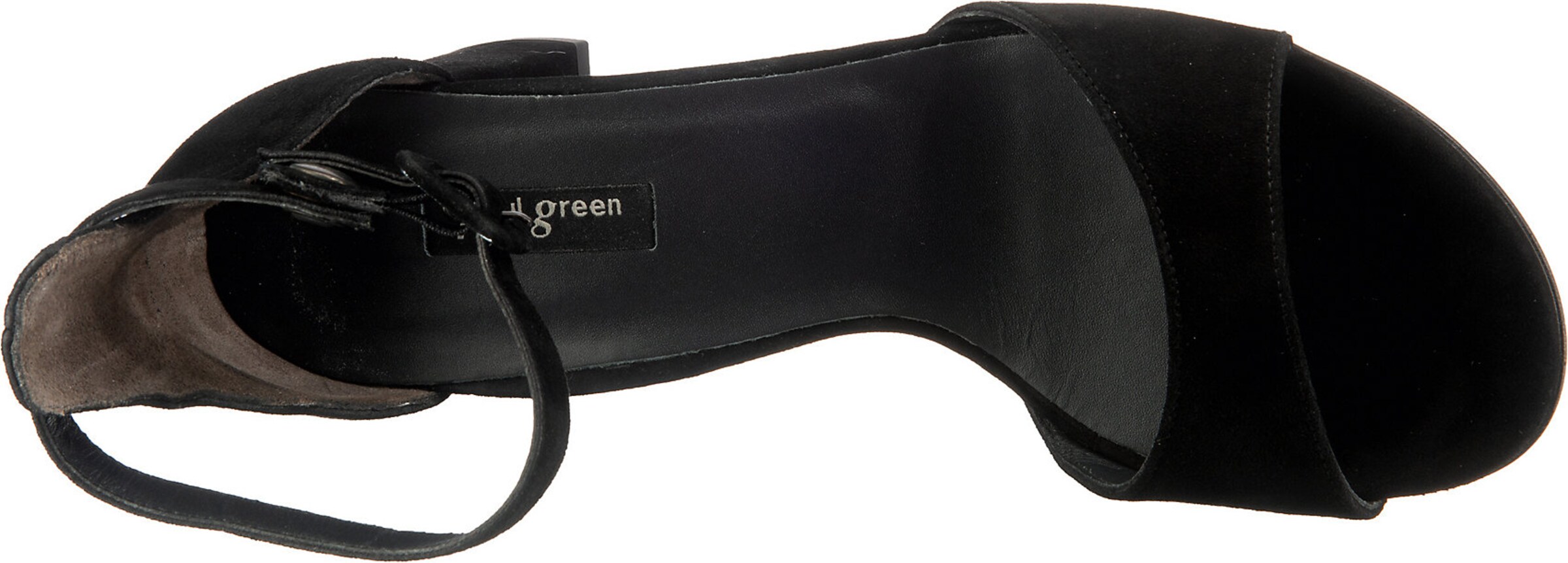 Paul Green Sandały z rzemykami w kolorze czarny