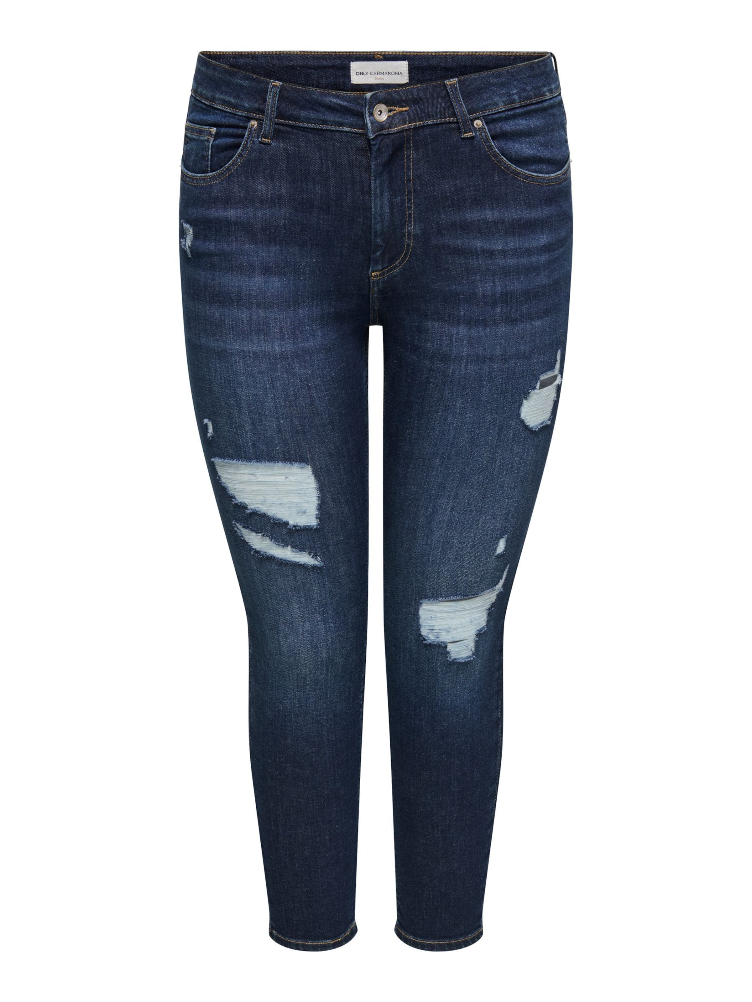 ONLY Carmakoma Skinny Jeans 'CARWILLY' in Blue: front