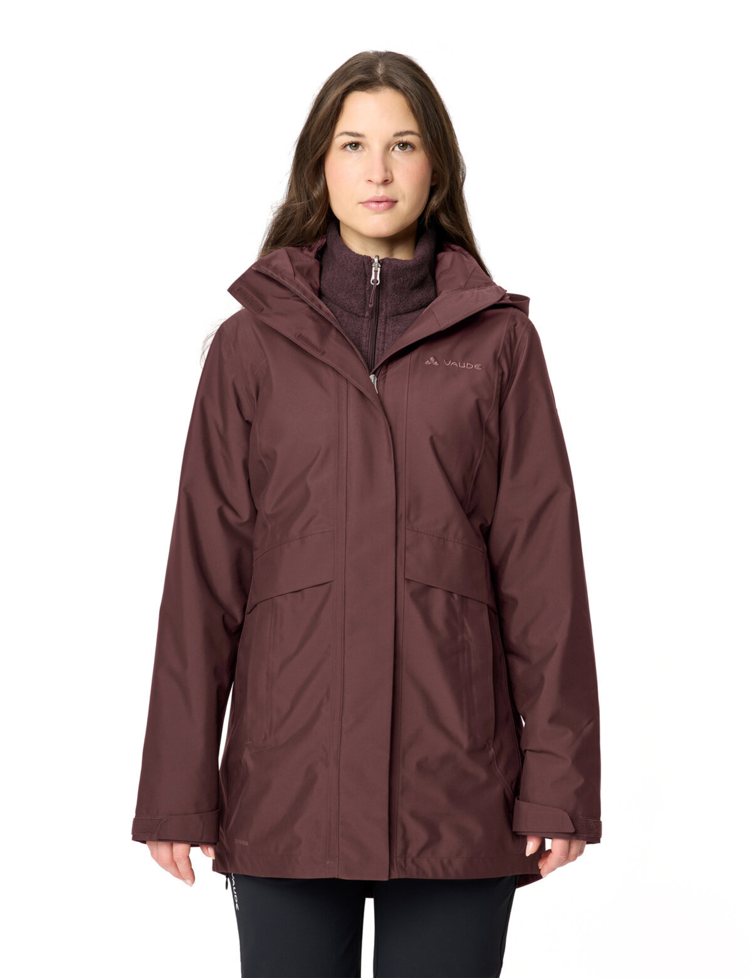 VAUDE Outdoorjacke 'Idris IV' in Rot: Vorderseite