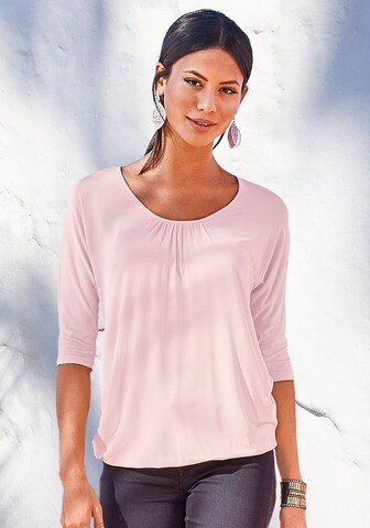 LASCANA Shirt in Pink: front
