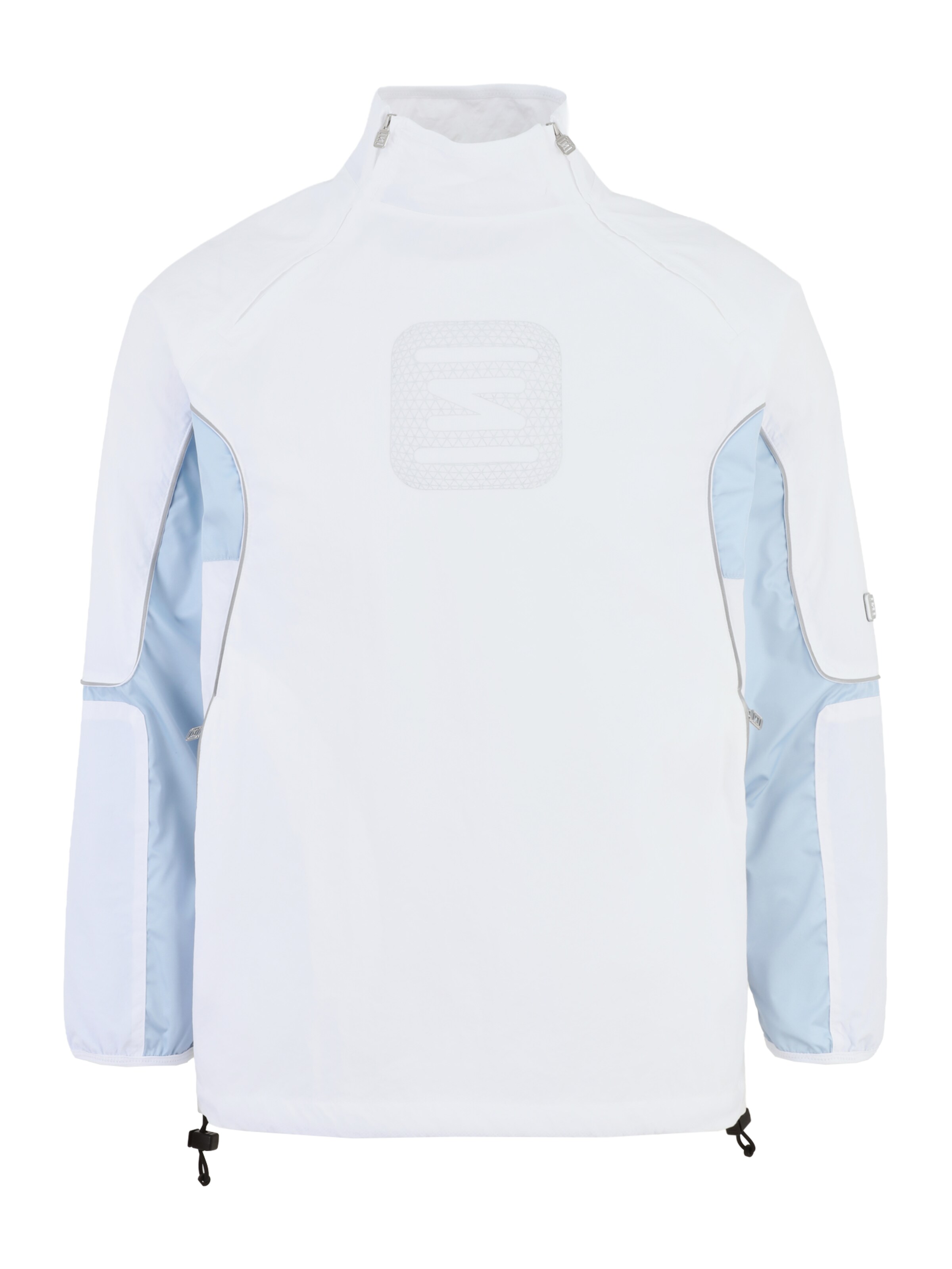 Nike Sportswear Veste mi-saison 'SHOX' en XS en bleu clair / blanc, Vue avec produit