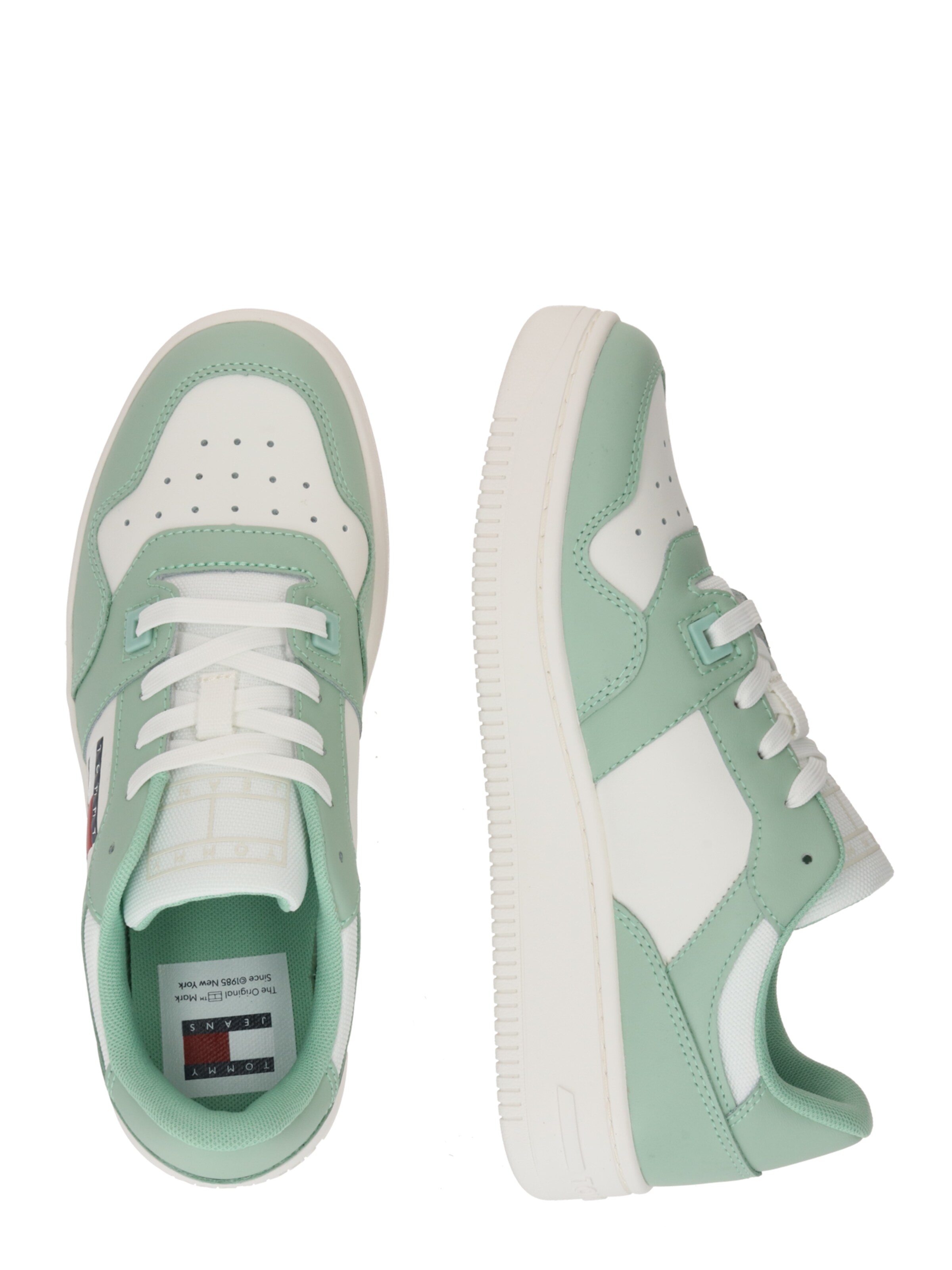 Tommy Jeans - Sapatilhas baixas ''Retro Basket Ess Meg 3A3' em verde