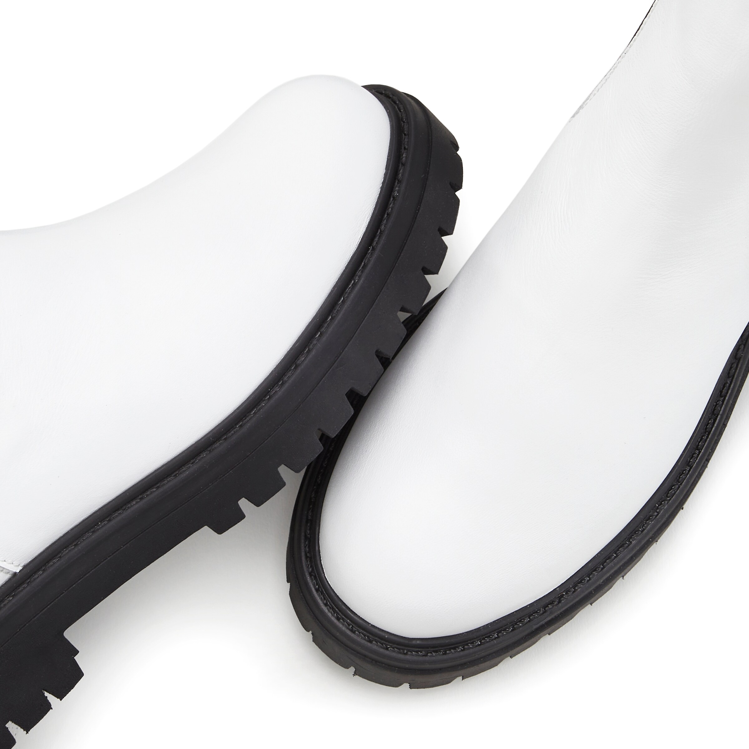 Elbsand Chelsea boty – bílá