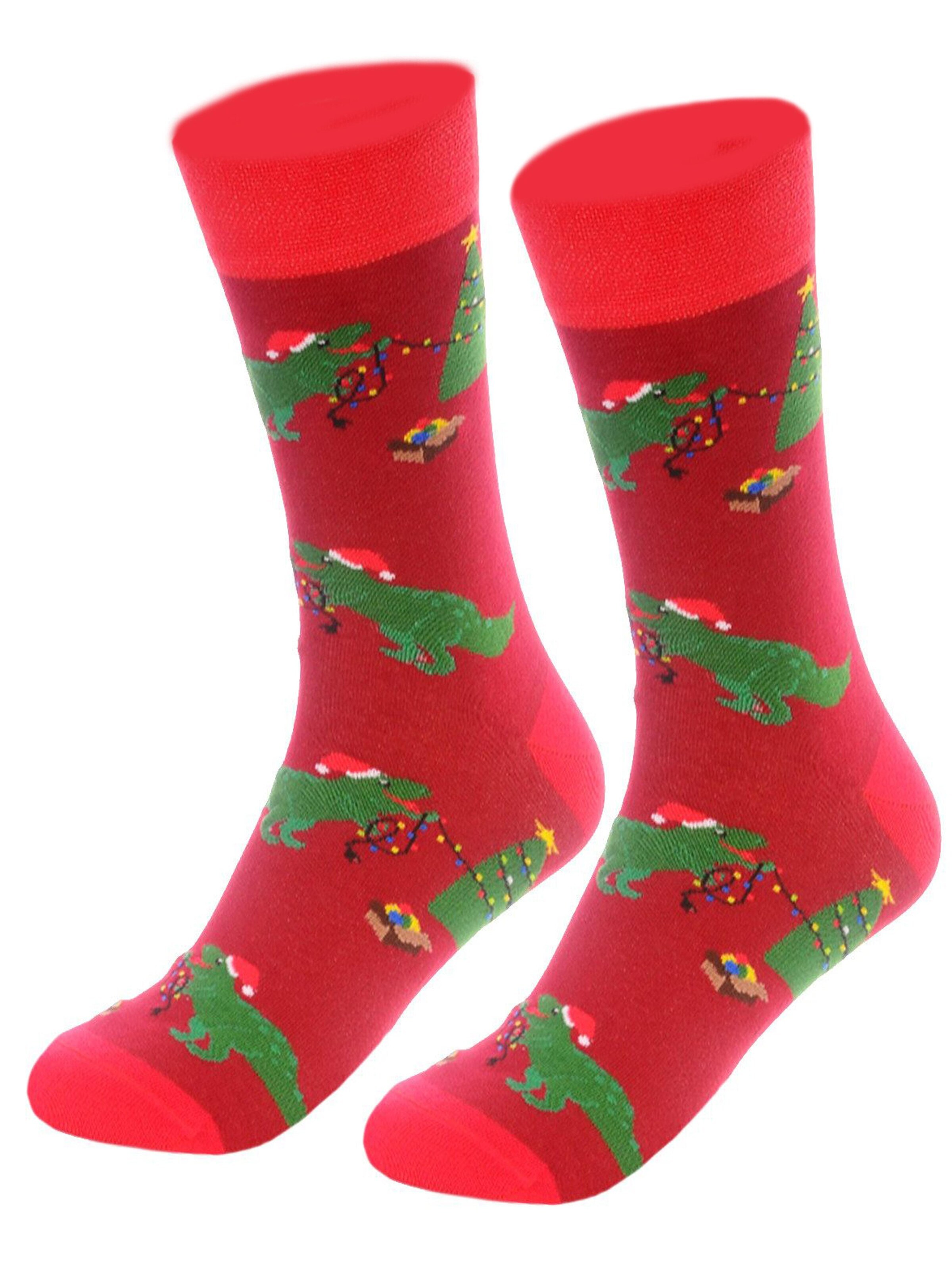 La Bortini Socks in Red: front