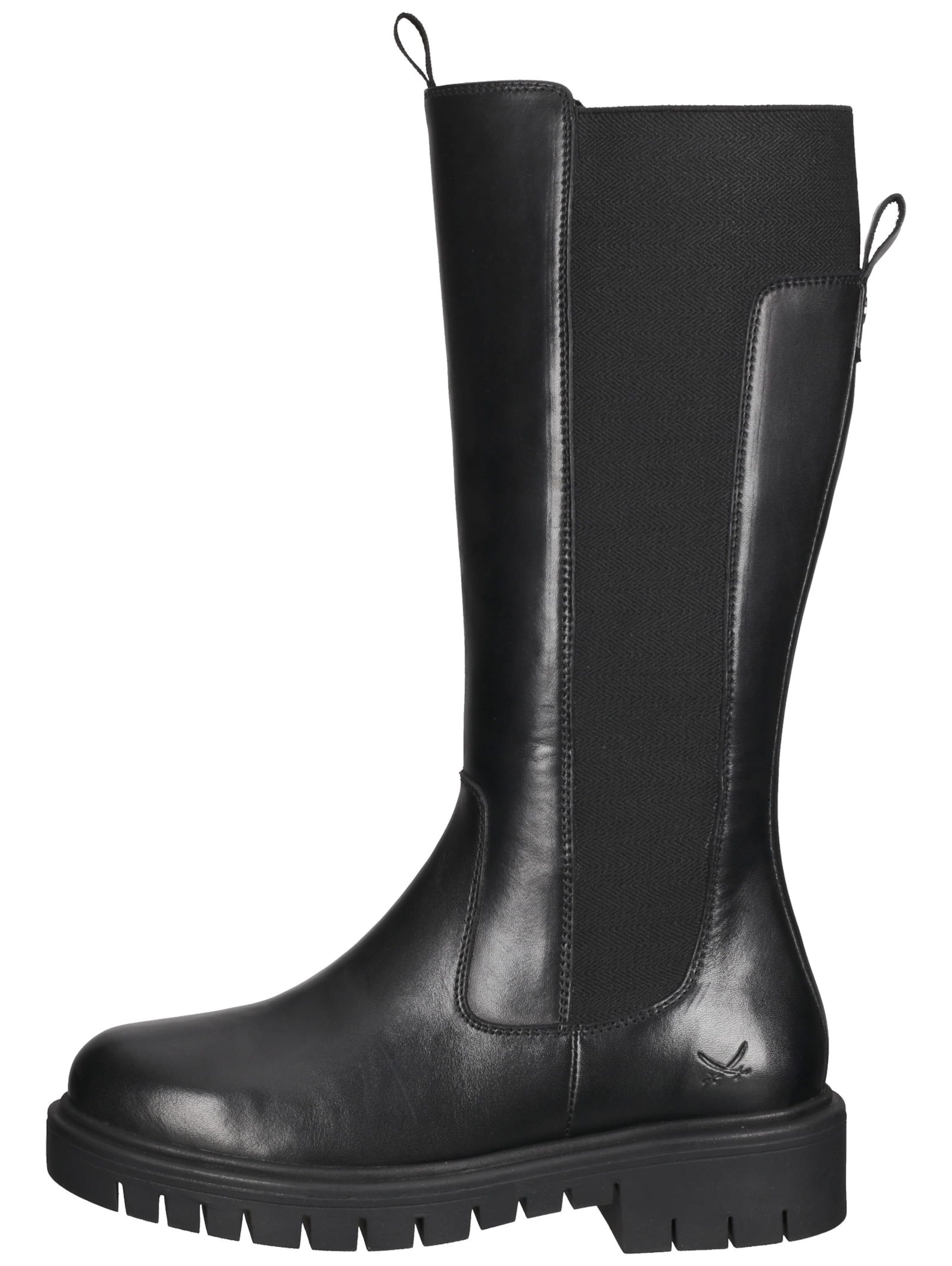 SANSIBAR Chelsea boots in Zwart