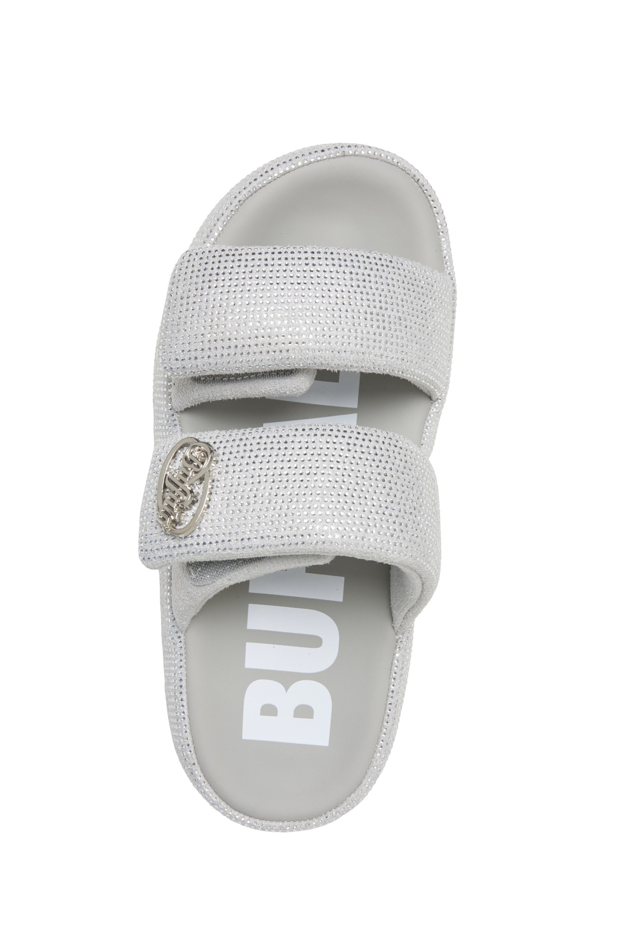 BUFFALO Pantofle 'Ibiza' – stříbrná