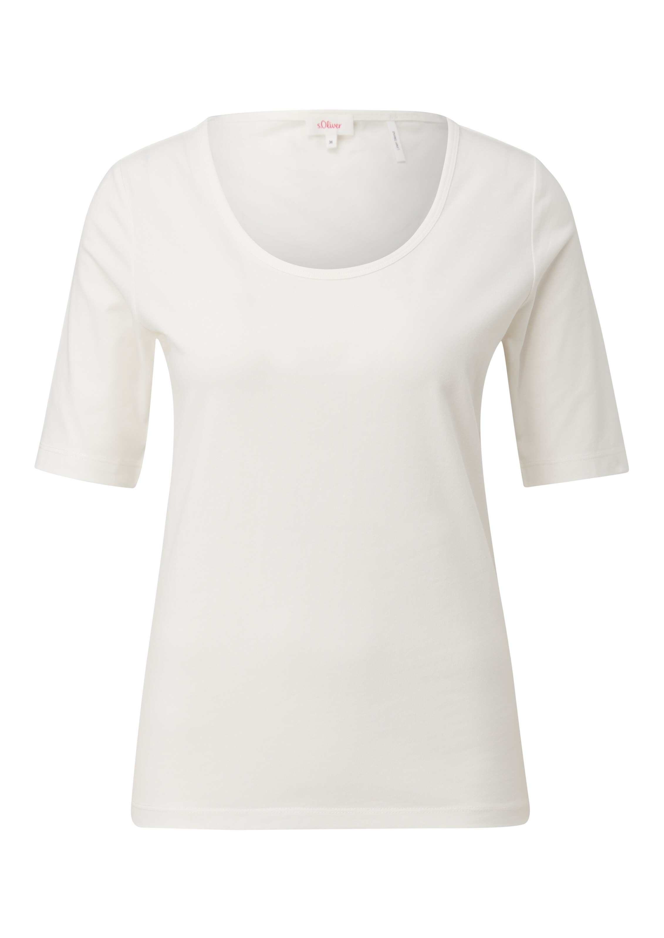 T-shirt s.Oliver en blanc : devant