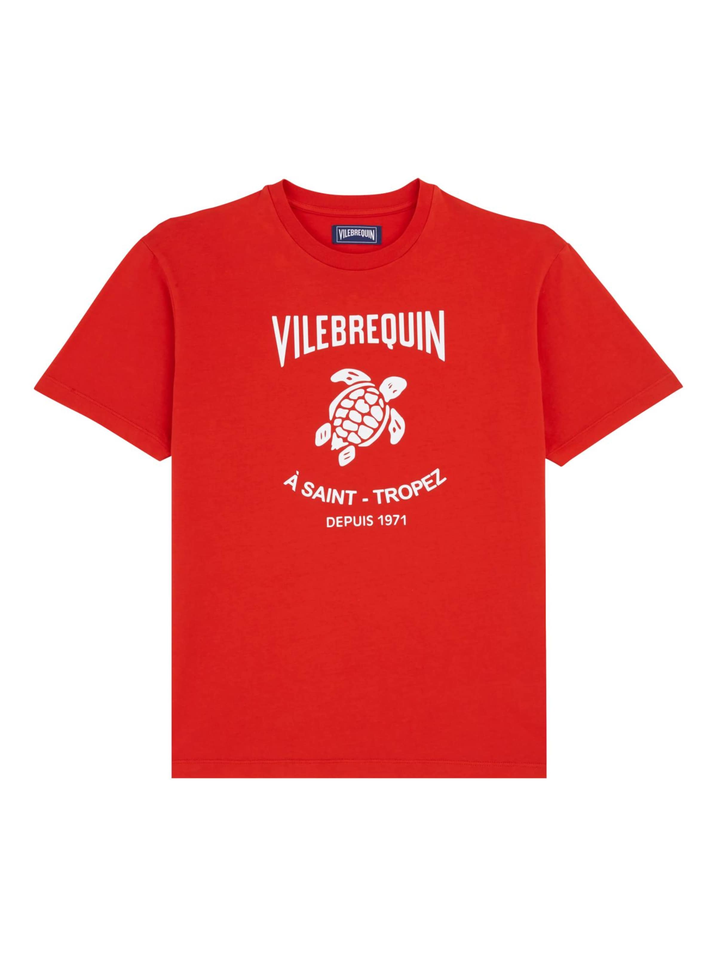 Vilebrequin - Camiseta en rojo: frente