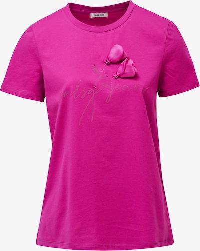 Salsa Jeans T-Shirt in dunkelpink, Produktansicht