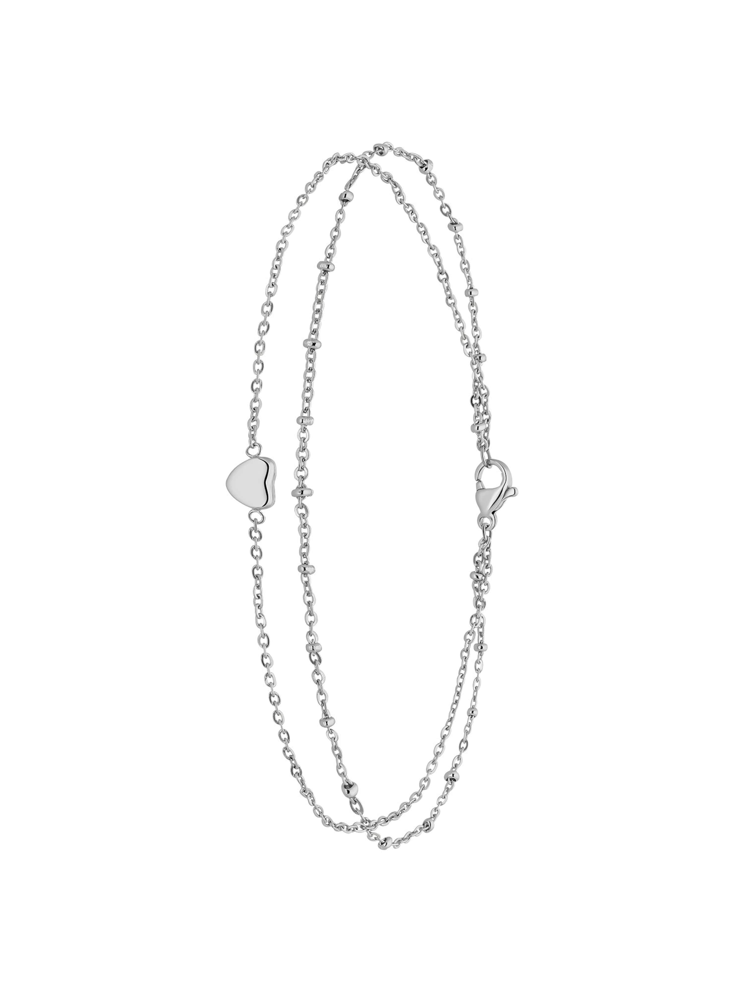 Lucardi Foot Jewelry in Silver: front