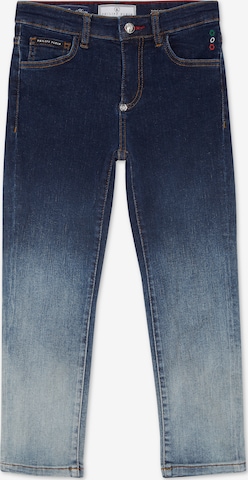 Philipp Plein - regular Vaquero 'Bulldogs' en azul: frente