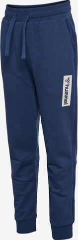 Hummel Tapered Workout Pants 'FLOW' in Blue