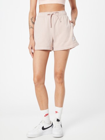 Regular Pantalon 'Club Fleece' Nike Sportswear en rose : devant