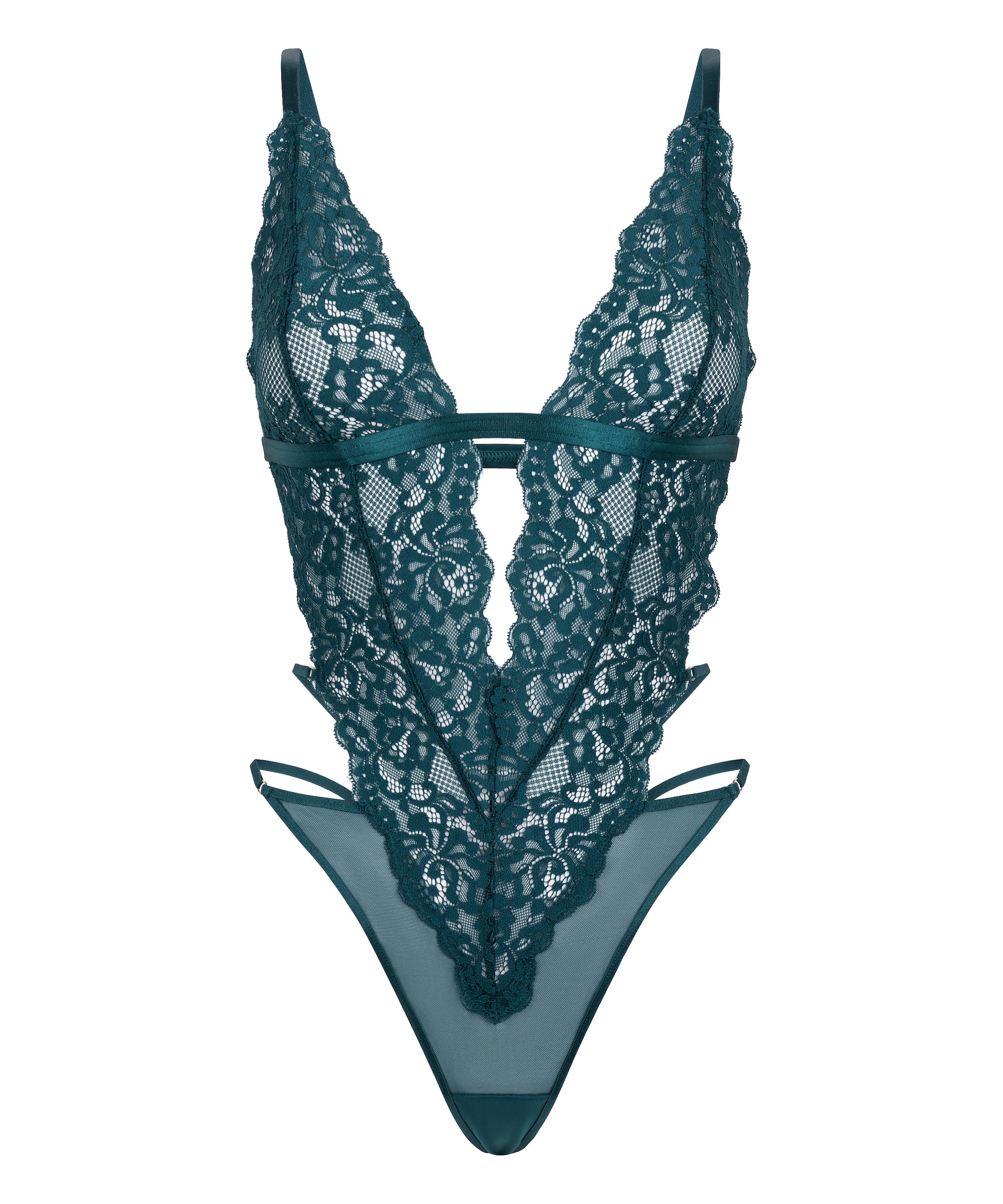 Hunkemöller Bodysuit 'Cinnamon' in Blue: front