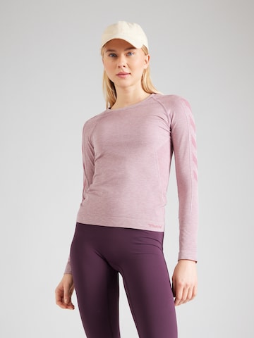 Tricou funcțional 'CANA' de la Hummel pe roz: față