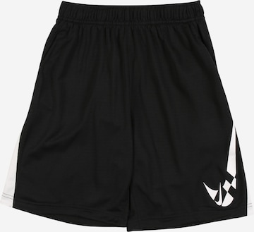 NIKE - Regular Calças de desporto em preto: frente