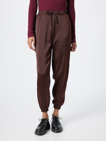 ABOUT YOU Tapered Pants 'Ramona' in Brown: front