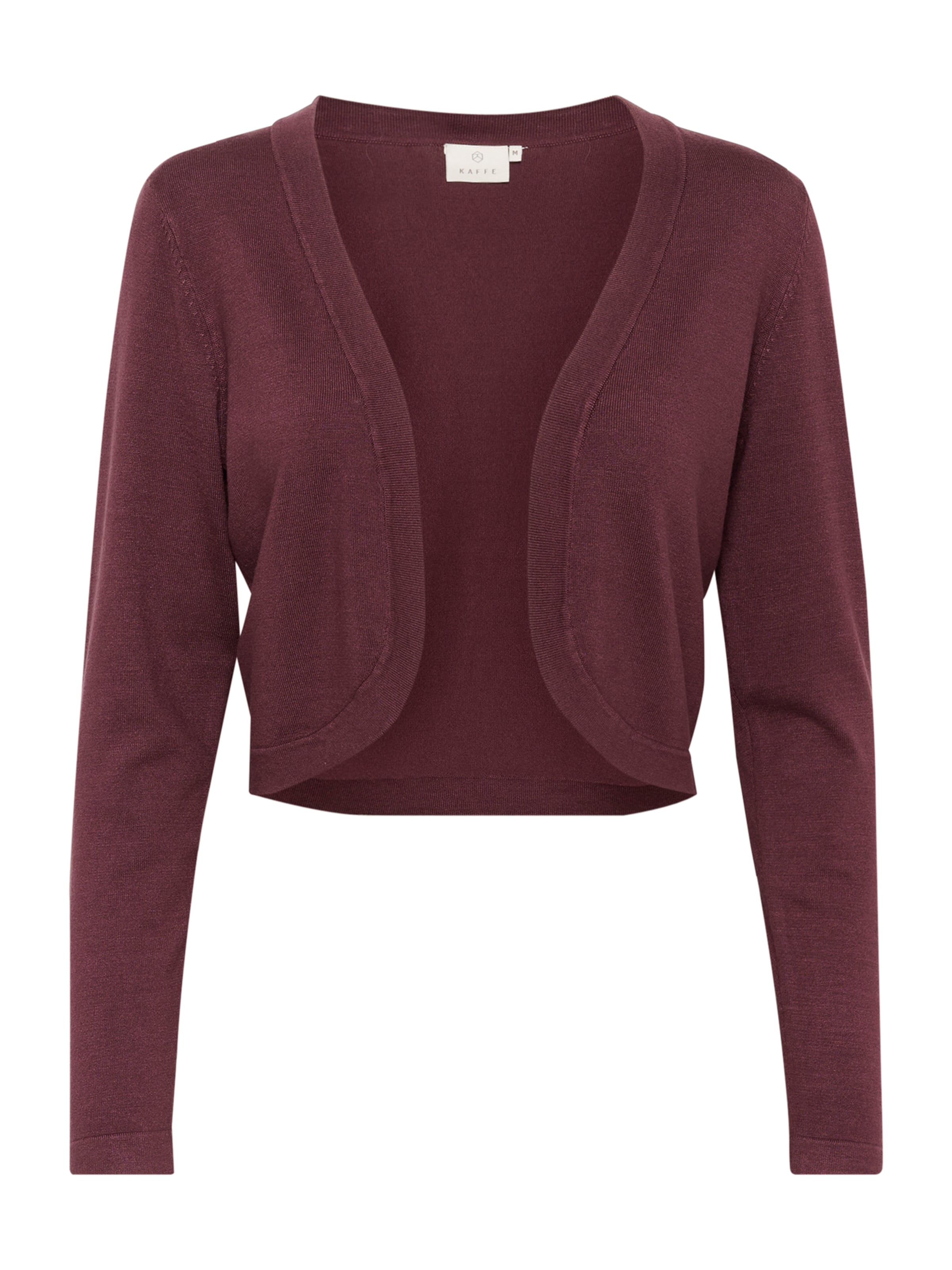 Kaffe Strickjacke 'KAAstrid' in Braun: Vorderseite