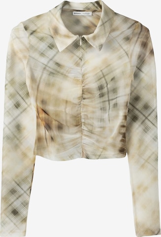 Bershka Shirt in Beige: front