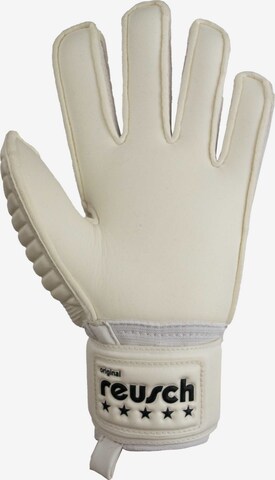 REUSCH Athletic Gloves 'Legacy Arrow Silver Junior' in White