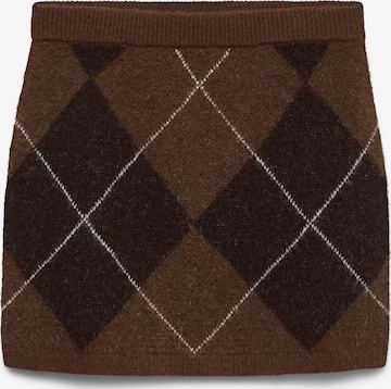 VERO MODA Nederdel 'DARLA ' i brun: forside