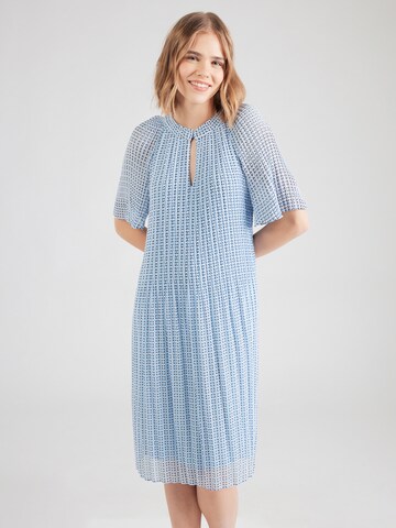 COMMA Jurk in Blauw: voorkant