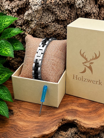 Holzwerk - Pulsera 'SANDASEE' en plata