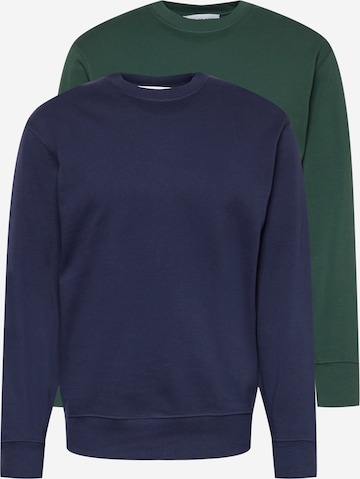 SELECTED HOMME Sweatshirt 'Caleb' in Blue: front