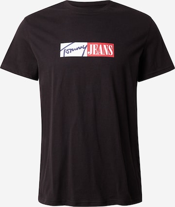 Tommy Jeans Футболка в Черный: спереди