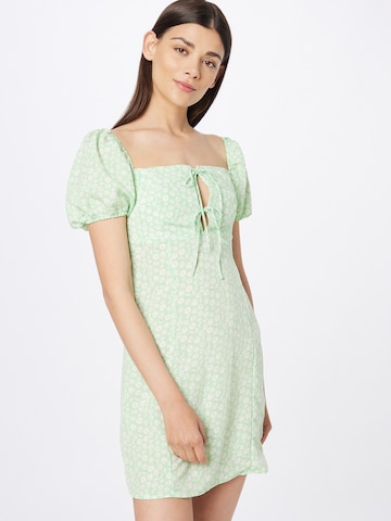 Robe GLAMOROUS en vert : devant