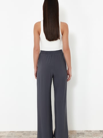 Trendyol Широкий Штаны в Серый
